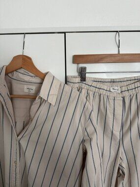 Aritzia Striped Matching Set